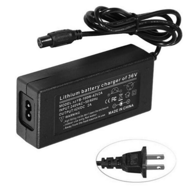 42V//2A EU//US//UK Plug Electric Balance Scooter Power Adapter Battery Charger Bro